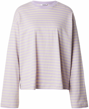 Monki Tričko  pastelovo žltá / orgovánová