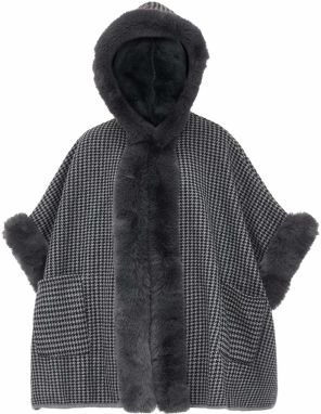 OSHA Pelerína  svetlosivá / tmavosivá