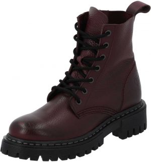 Palado Šnurovacie členkové čižmy 'Pheara'  vínovo červená / čierna