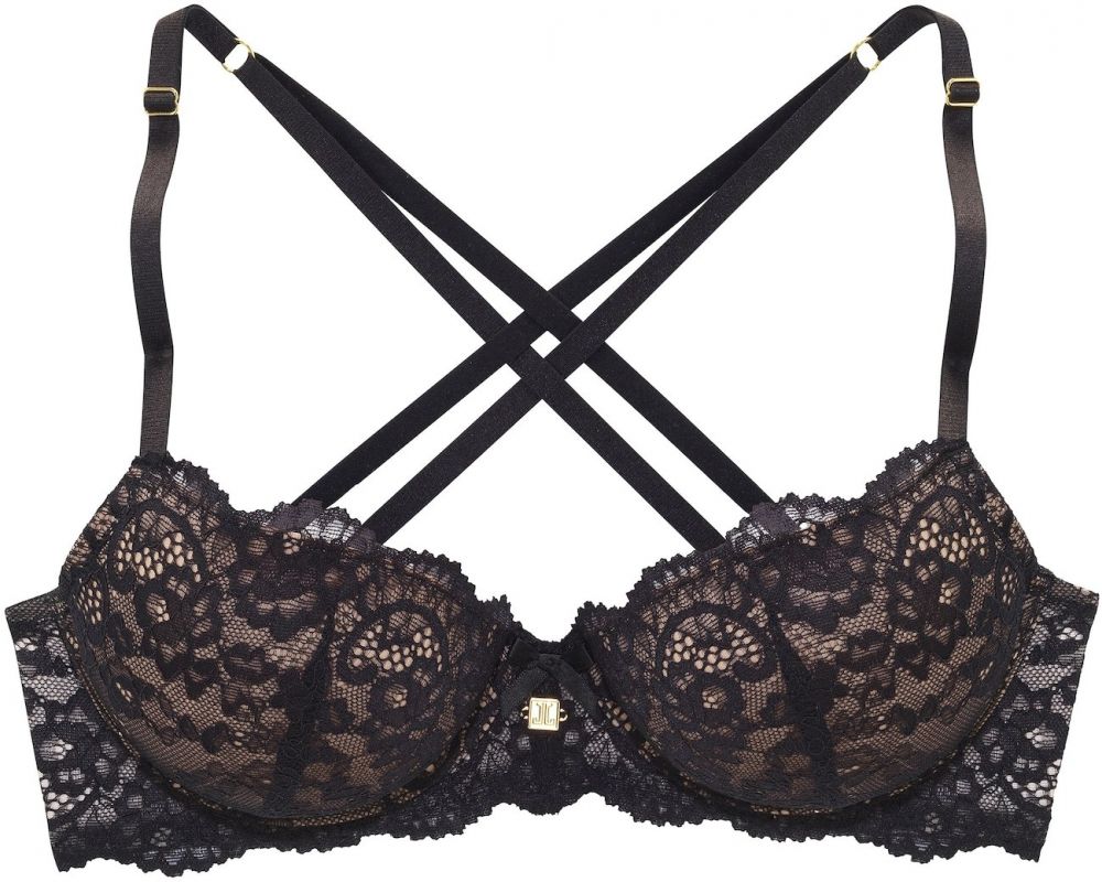 LASCANA Podprsenka  béžová / čierna