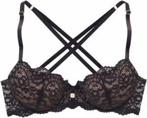 LASCANA Podprsenka  béžová / čierna