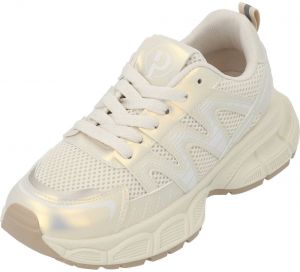 Palado Nízke tenisky 'Borgan'  zlatá / šedobiela