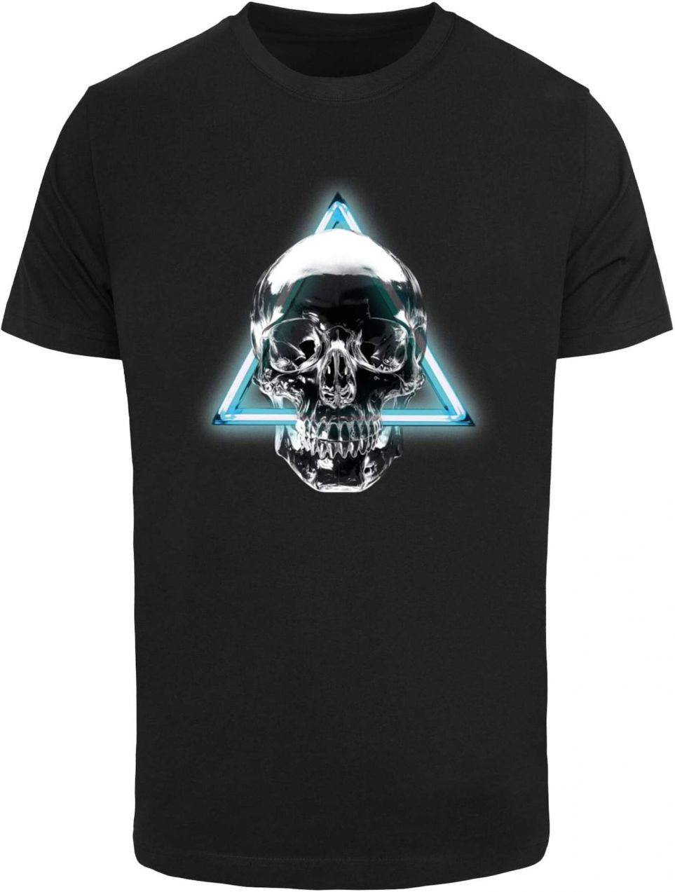 Mister Tee Tričko 'Neon Skull'  zmiešané farby / čierna