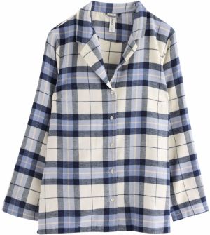 Lindex Pyžamo  svetlobéžová / námornícka modrá / opálová / modrosivá