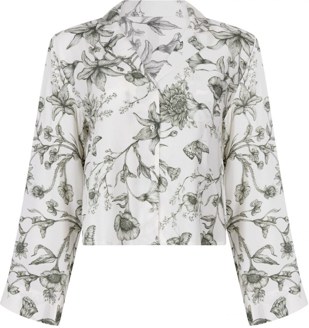 Hunkemöller Pyžamo  zelená / čierna / biela