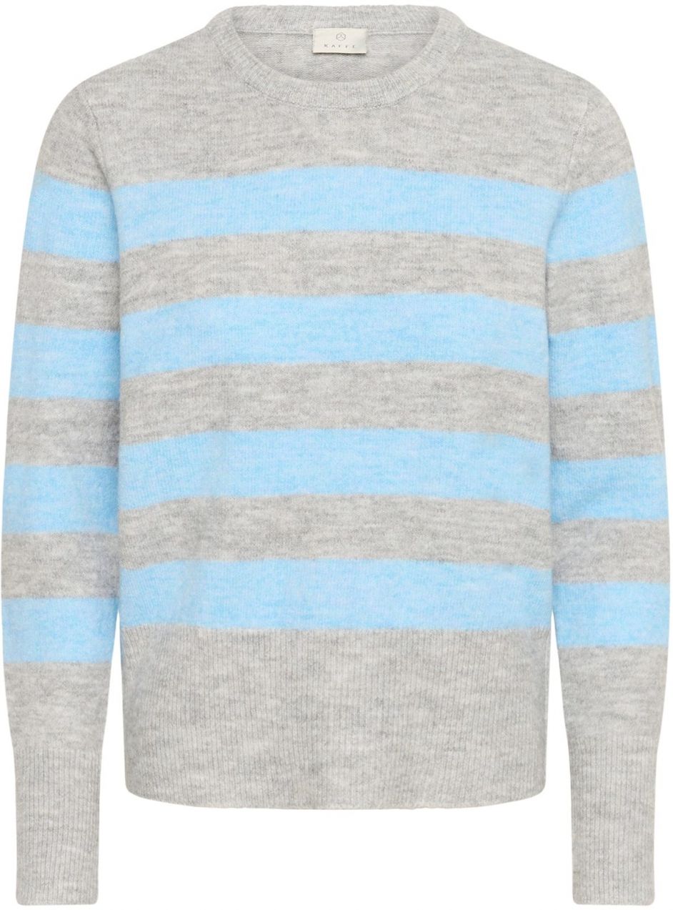 Kaffe Sveter 'KANiel'  nebesky modrá / svetlosivá