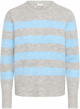 Kaffe Sveter 'KANiel'  nebesky modrá / svetlosivá