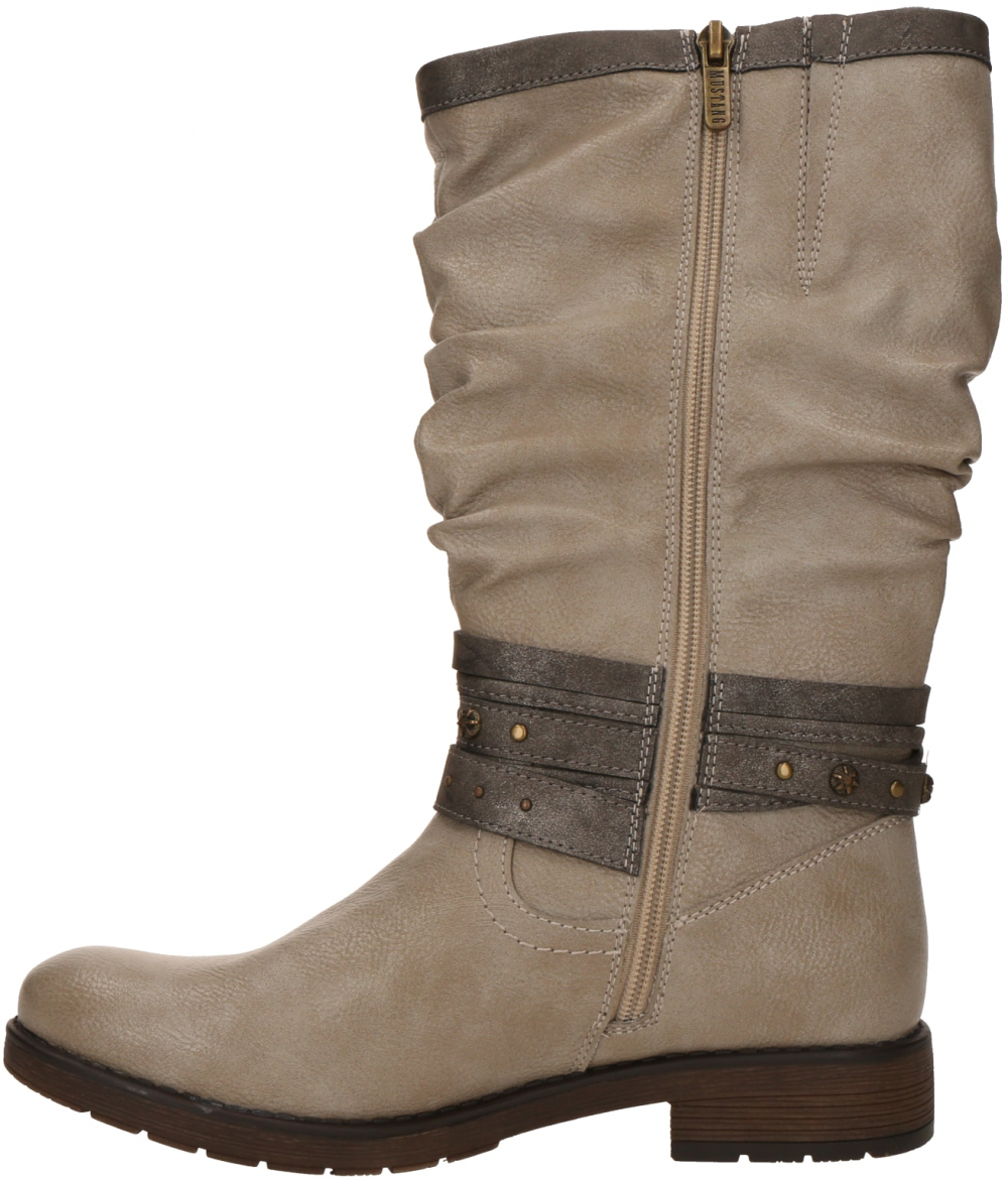 MUSTANG Čižmy  hnedá / sivá