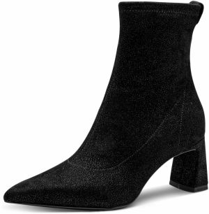 Tamaris Členkové čižmy  čierna