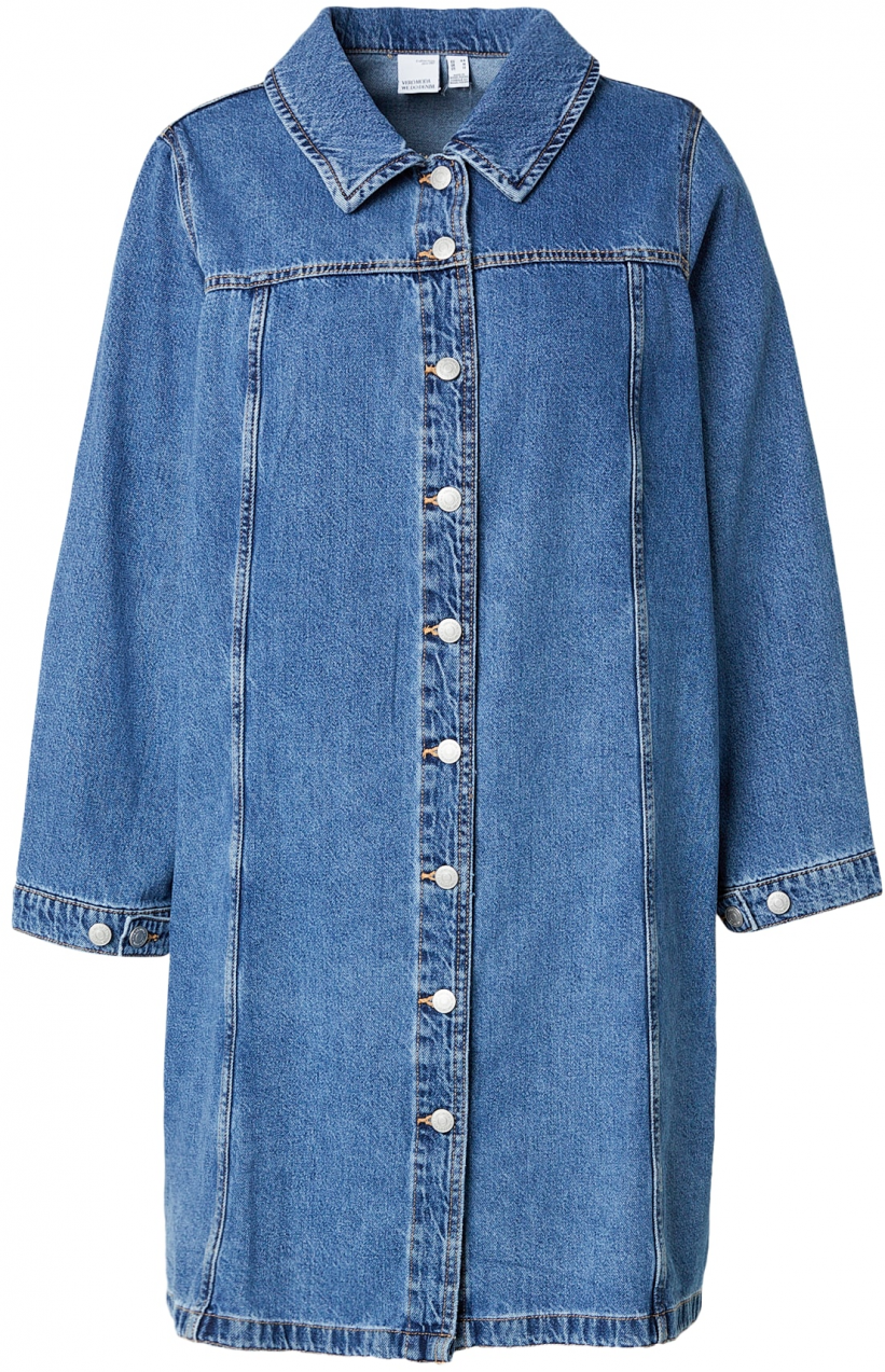 Vero Moda Curve Košeľové šaty 'VMCFindo'  modrá denim