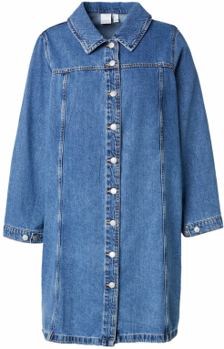 Vero Moda Curve Košeľové šaty 'VMCFindo'  modrá denim