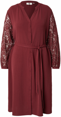 ONLY Carmakoma Košeľové šaty 'CARKAMMY'  purpurová