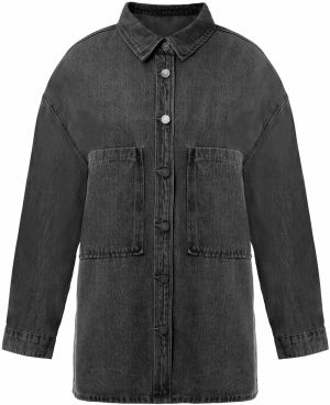 Imily Bela Prechodná bunda  tmavosivá