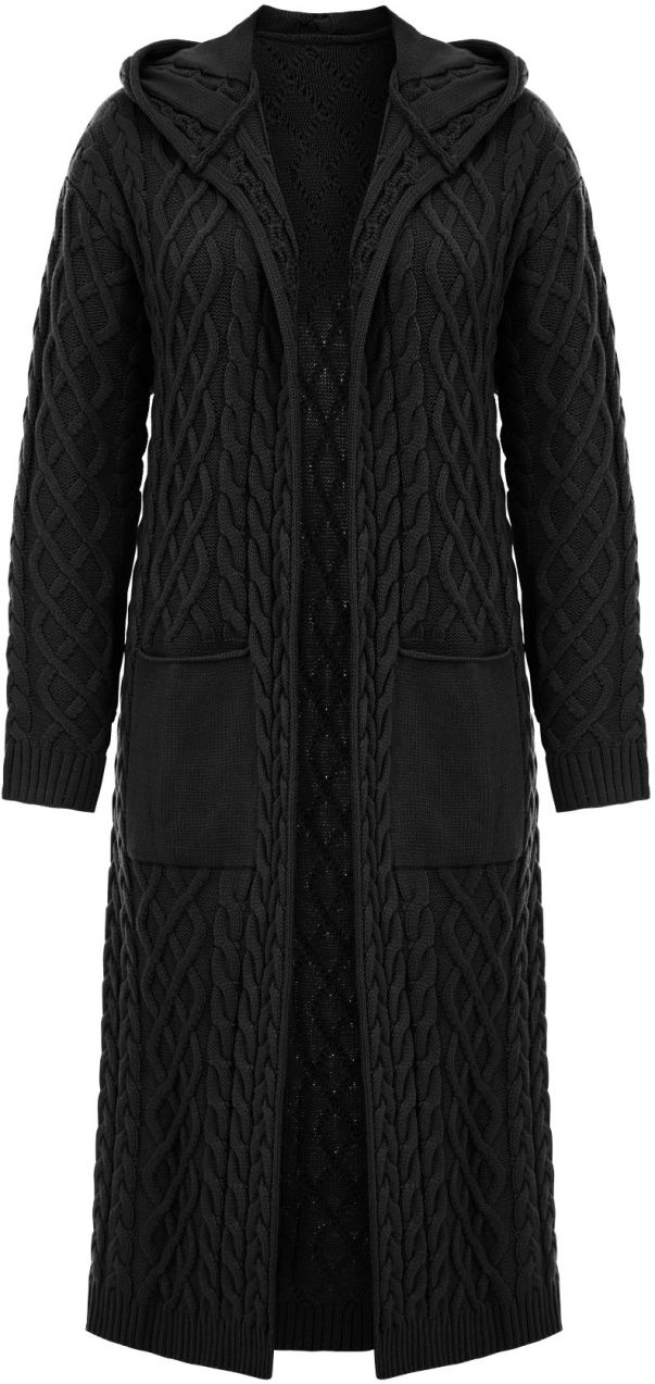 Imily Bela Pletený kabát  čierna