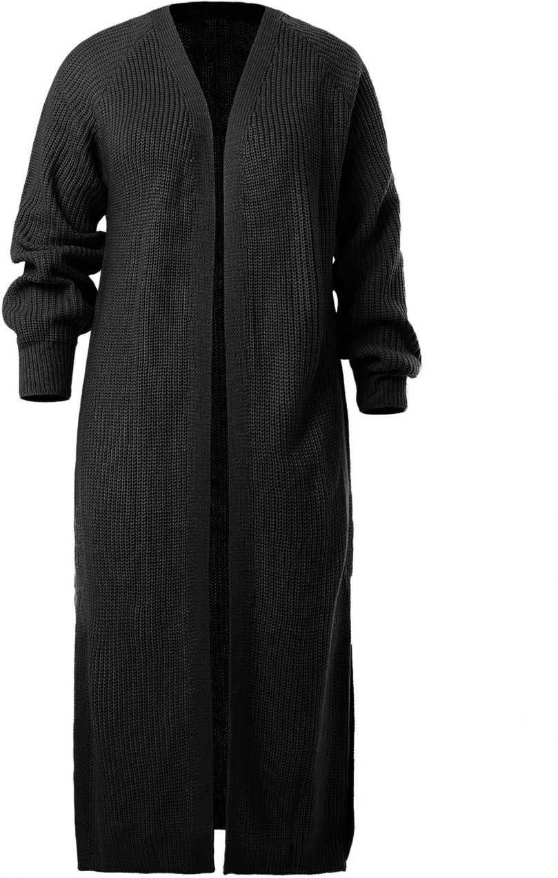 Imily Bela Pletený kabát  čierna