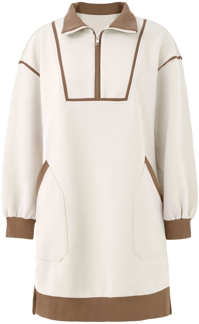 Imily Bela Šaty  hnedá / biela