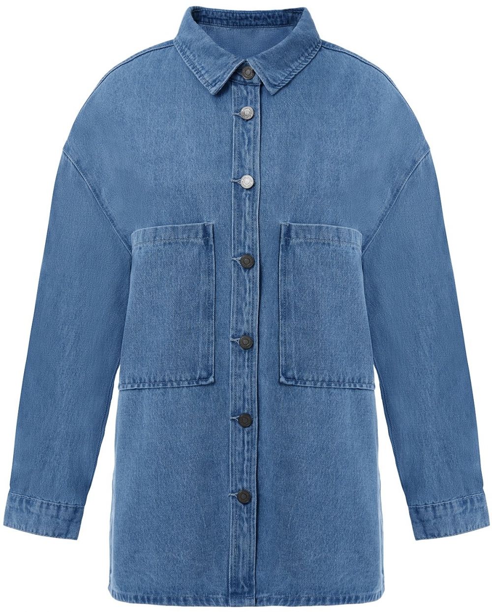 Imily Bela Prechodná bunda  modrá denim