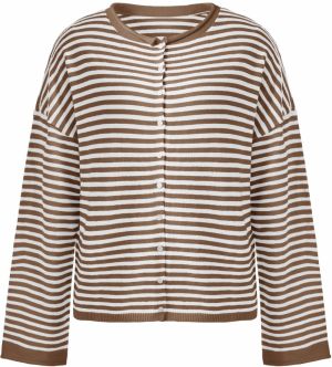 Imily Bela Kardigán  hnedá / biela