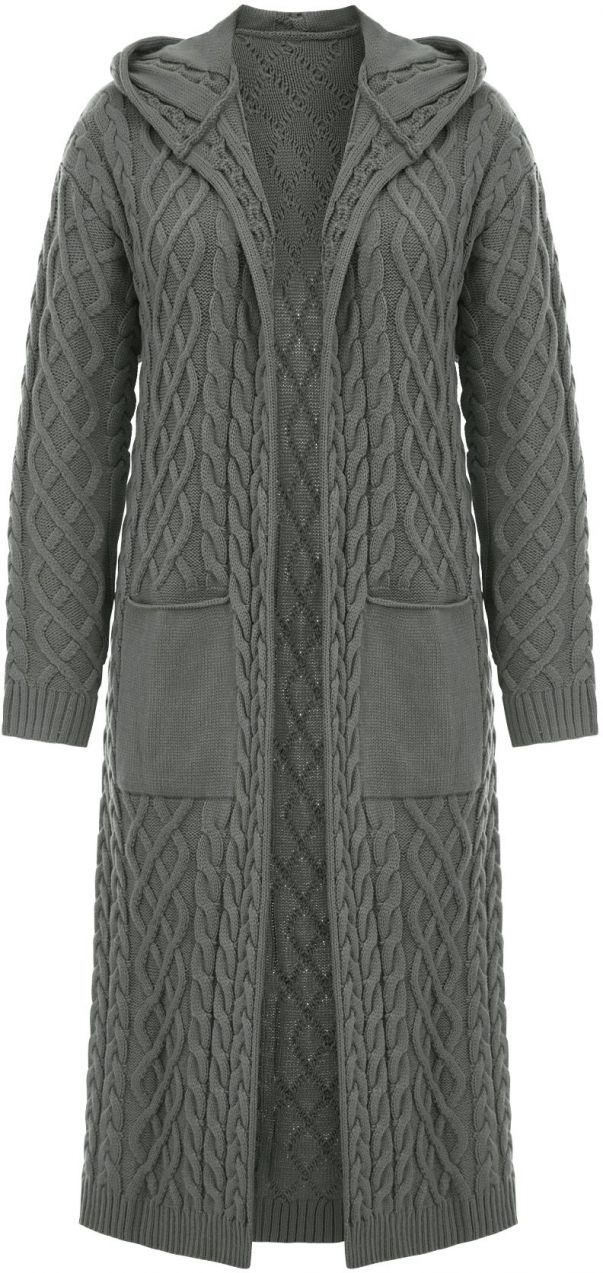 Imily Bela Pletený kabát  kamenná