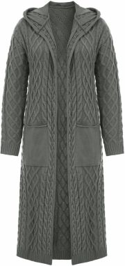 Imily Bela Pletený kabát  kamenná