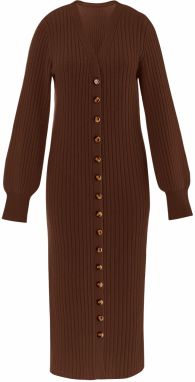 Imily Bela Pletený kabát  hnedá