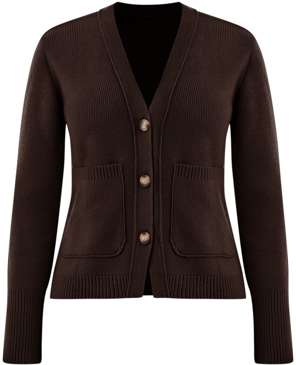 Imily Bela Kardigán  tmavohnedá