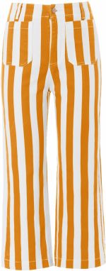 Imily Bela Džínsy  oranžová / biela