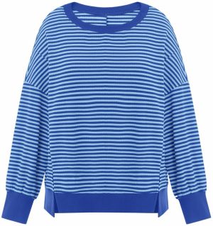 Imily Bela Mikina  námornícka modrá / svetlomodrá