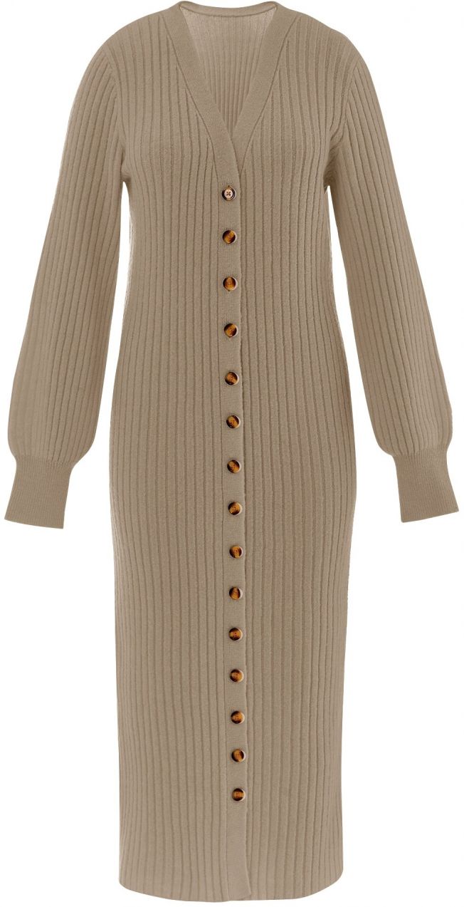 Imily Bela Pletený kabát  kaki