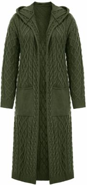 Imily Bela Pletený kabát  zelená