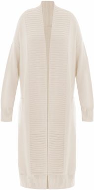 Imily Bela Pletený kabát  svetlobéžová