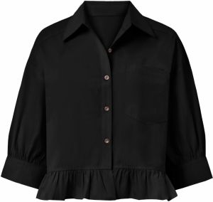 Imily Bela Blúzka  čierna