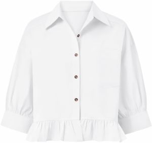 Imily Bela Blúzka  biela