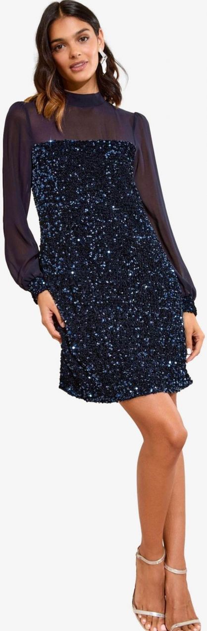 Friends Like These Kokteilové šaty  námornícka modrá