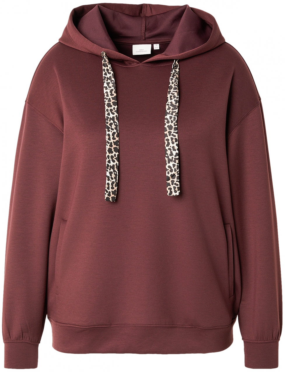 ONLY Carmakoma Mikina 'CARALINA'  čokoládová / kapučíno / čierna