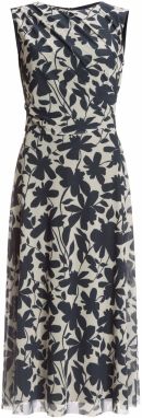 SWING Šaty  námornícka modrá / sivá