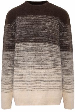 Mavi Sveter  béžová / hnedá / sivá melírovaná