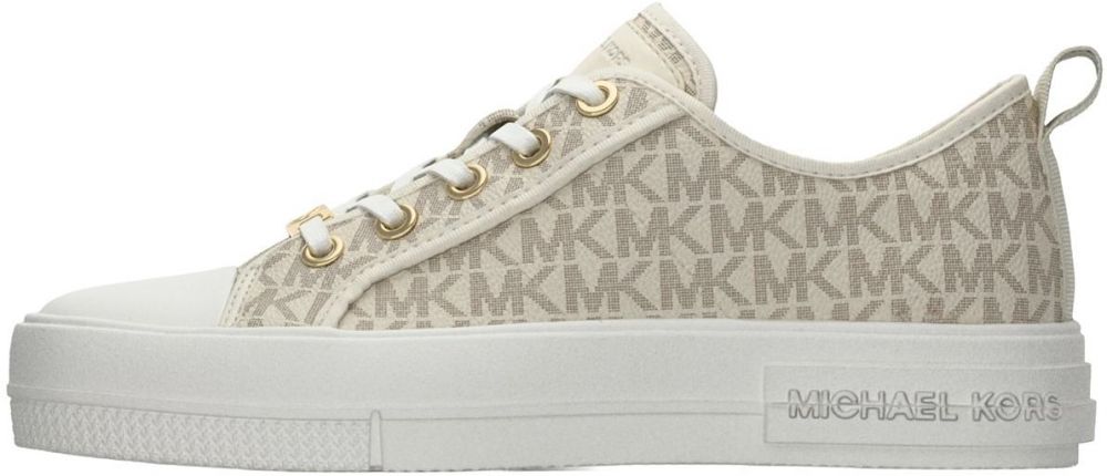 MICHAEL Michael Kors Nízke tenisky 'EVY LACE UP'  krémová / tmavobéžová