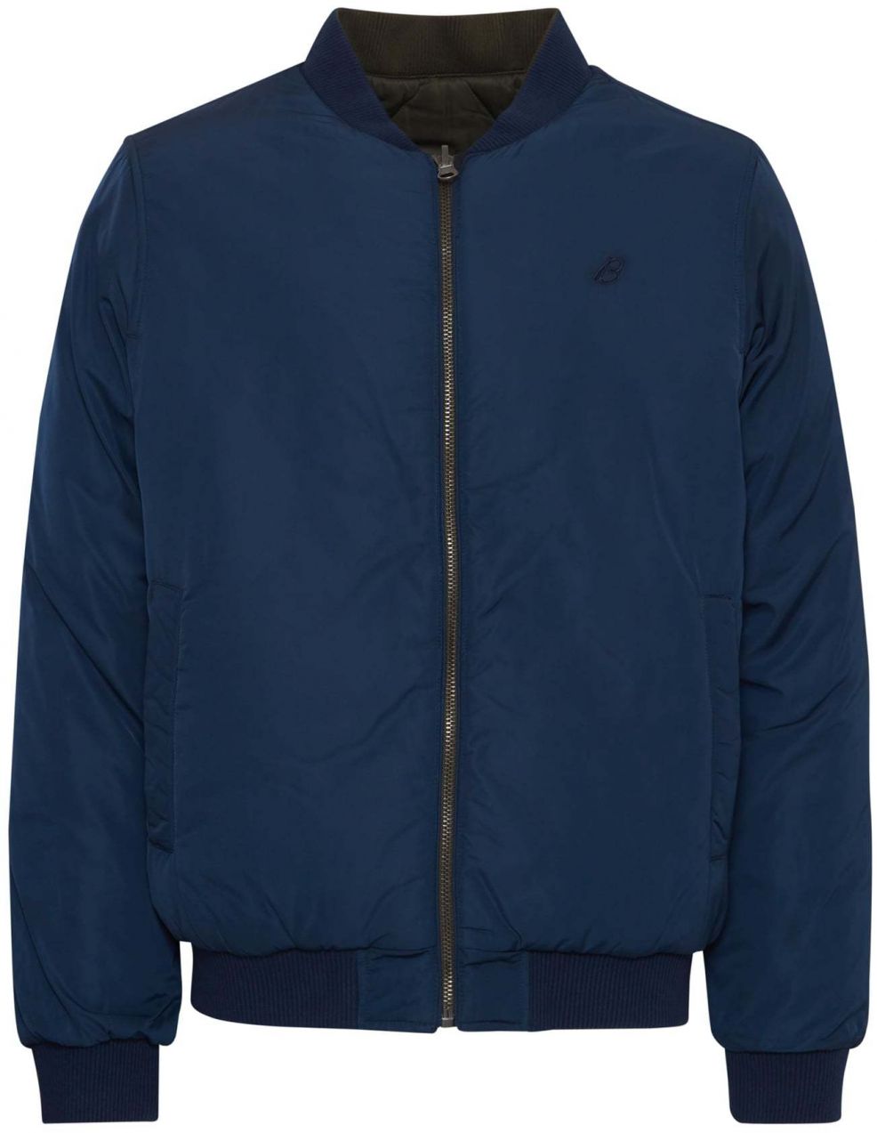 BLEND Prechodná bunda  námornícka modrá