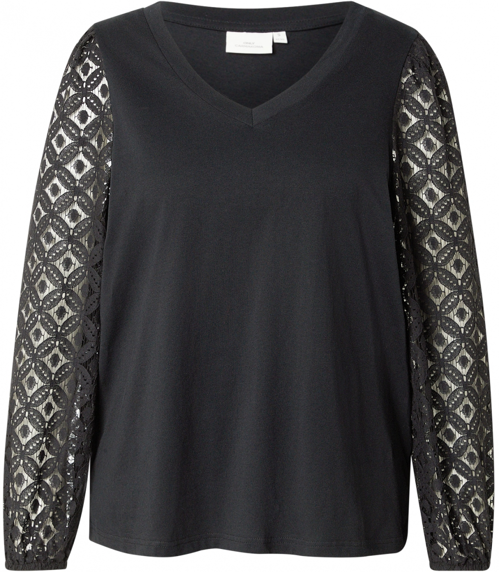 ONLY Carmakoma Tričko 'CAREFFIE'  čierna