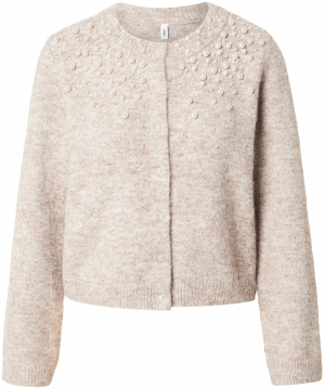 ONLY Kardigán 'ONLMiggie'  kapučíno / perlovo biela