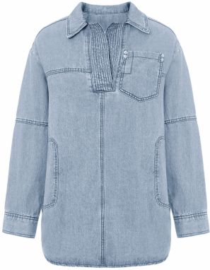 Imily Bela Blúzka  svetlomodrá