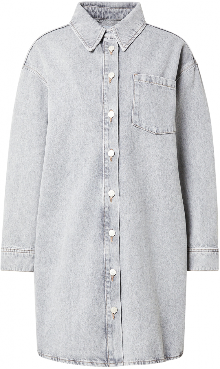 Marc O'Polo Košeľové šaty  svetlosivá