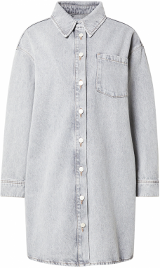 Marc O'Polo Košeľové šaty  svetlosivá