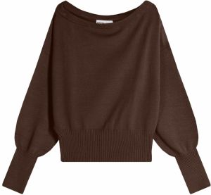 Bershka Sveter  hnedá