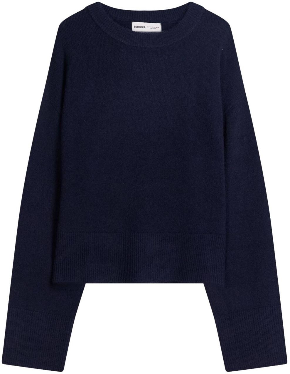 Bershka Sveter  tmavomodrá