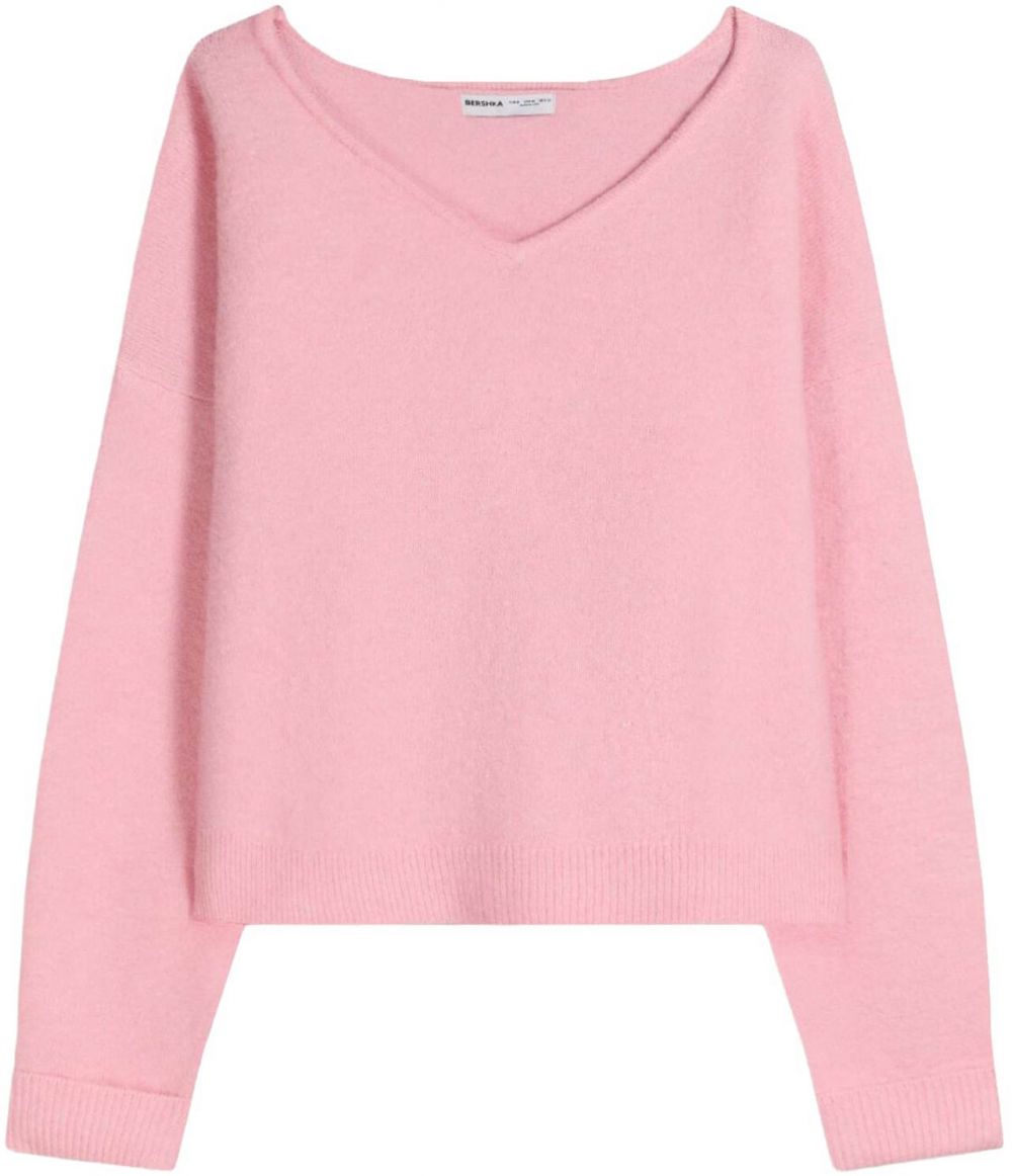 Bershka Sveter  svetloružová