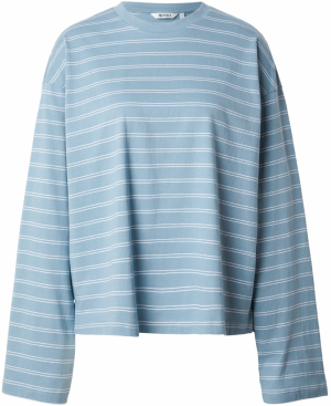 Monki Tričko  svetlomodrá / biela