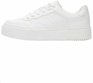 Pull&Bear Nízke tenisky  biela