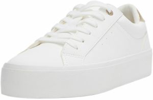 Pull&Bear Nízke tenisky  zlatá / biela